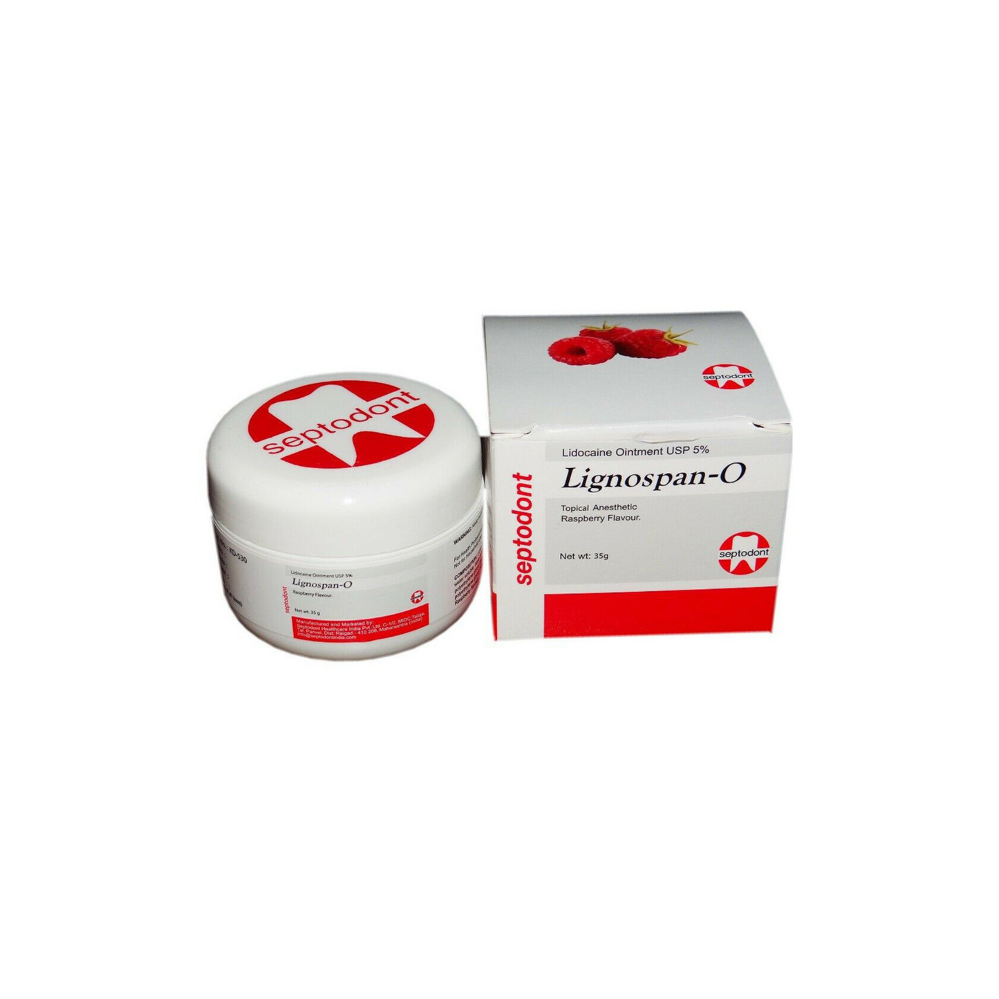 Septodont Lignospan-O Anaesthetic Ointment (Jar of 35g)