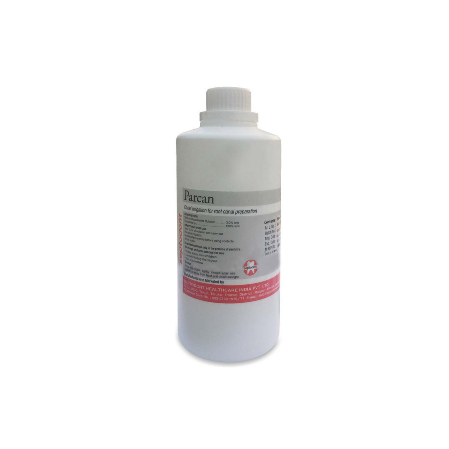 Septodont Parcan Sodium Hypochlorite Solution – Occlusion