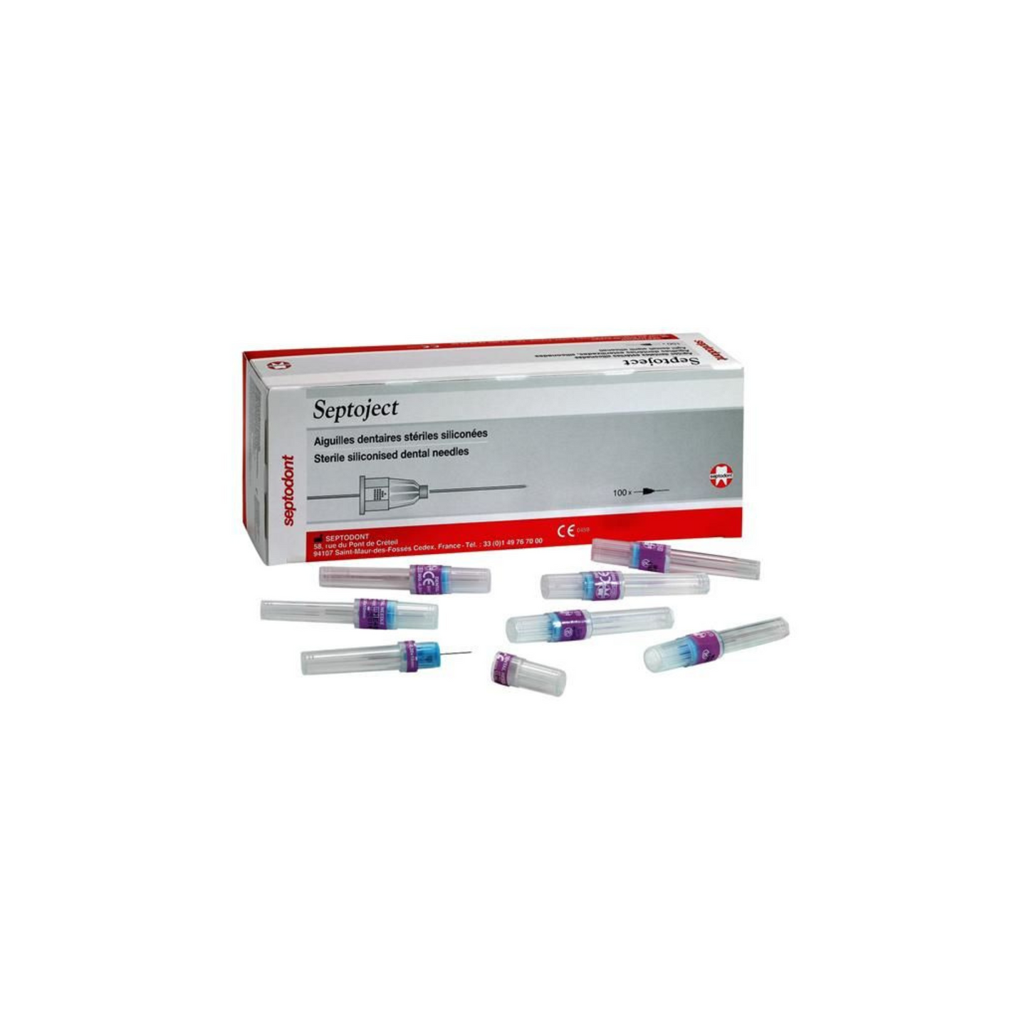 Septodont Septoject Needles For Dental Cartridge Syringe